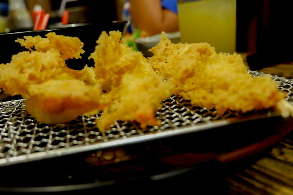 ALT="shrimp tempura to try at ramen gyoza"