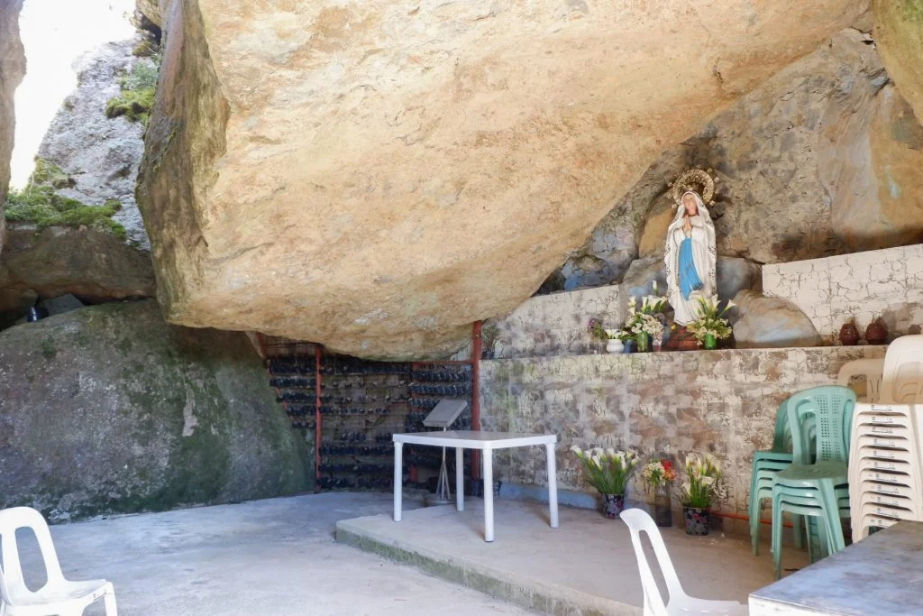 ALT="grotto to visit in benguet car region"