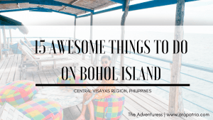 15 Awesome Things to do in Bohol Island