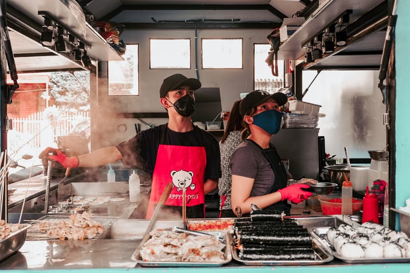 korean train street food