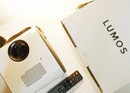 lumos ray as your home cinema projector