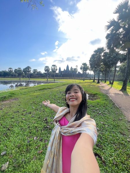 angkor wat temple in the morning