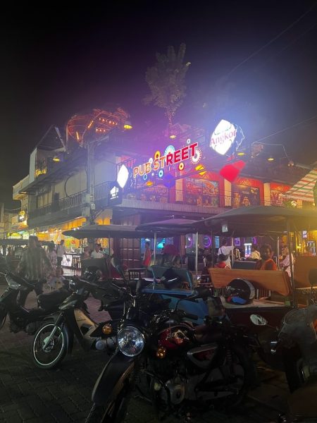 the pub street at siem reap