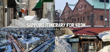 sapporo itinerary for four days