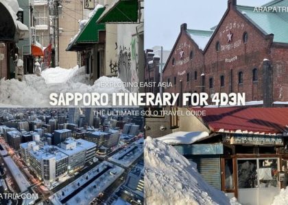 sapporo itinerary for four days