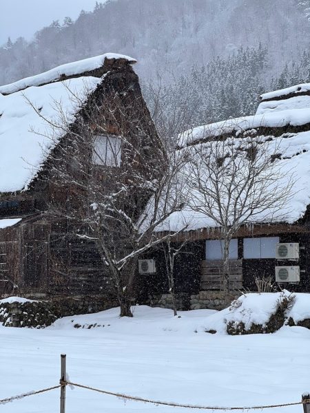 winter season at shirakawa-go japan