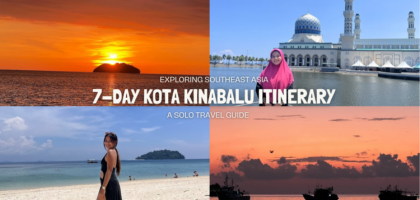 kota kinabalu itinerary for 7 days