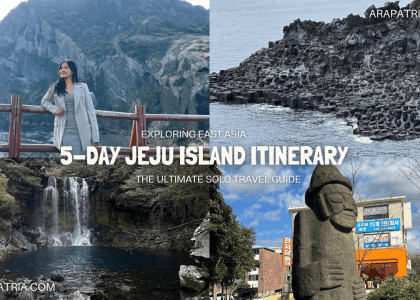 jeju island itinerary for 5 days