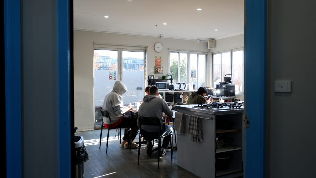 kitchen at mad monkey melbourne australia